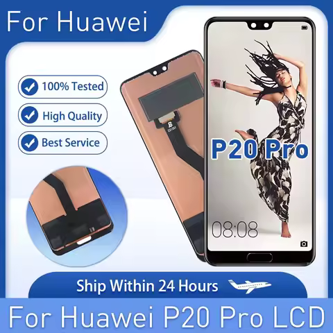 6.1" AMOLED/TFT For Huawei P20 Pro 4G LCD display touch screen digitizer For Huawei P20Pro CLT-L29 C