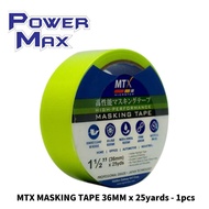 1PCS - MTX MASKING TAPE 36MM x 25yards