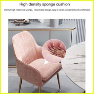 ♞,♘Accent Chair Modern Design Monoblock chair leather Pink Chair