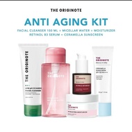 SATU PAKET LENGKAP ISI 5 PCS THE ORIGINOTE ANTI AGING KIT SERUM