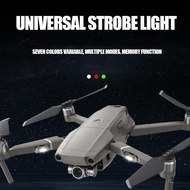 7 Color Drone Strobe Light Usb Chargeable Led Bike Mini Signal Warning Flying Flashing R8t5