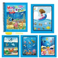 Magic Water Coloring Pen Painting Drawing Book Clean And Safe For Kids Educational Book Cartoon V5p1