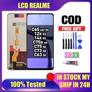 LCD REALME C65 4G 5G/ 12x 5G/ 14x 5G/ C75x 4G/ C75 5G/ C73 5G Compatible For Original Glass Touch Sc