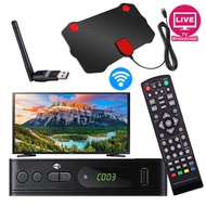 Digital Decoder Receiver Digital TV Siaran Myfreeview Channel Easy Installation Support RCA Cable Set Top Box