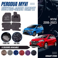 NEW PERODUA MYVI CARPET 5pcs 2018-2024 Car Floor Mat Coil Mat Car Carpet Car Mat Karpet Lapik MYVI