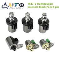 6 PCS High Quality Remanufactured for Ford Focus 4F27E 4F27-E Transmission Shift Solenoid Set 48420K