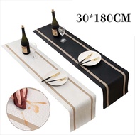 30*180cm Table Runner PVC Table Runner Nordic Table Runner Long Aesthetic Waterproof Table Cloth