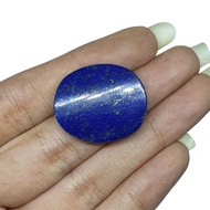 จี้หินลาพิสลาซูลี่ หินแท้ธรรมชาติ จี้หินแท้ จี้หินธรรมชาติ ทรงรี Natural Oval Lapis Lazuli Pendant Bead