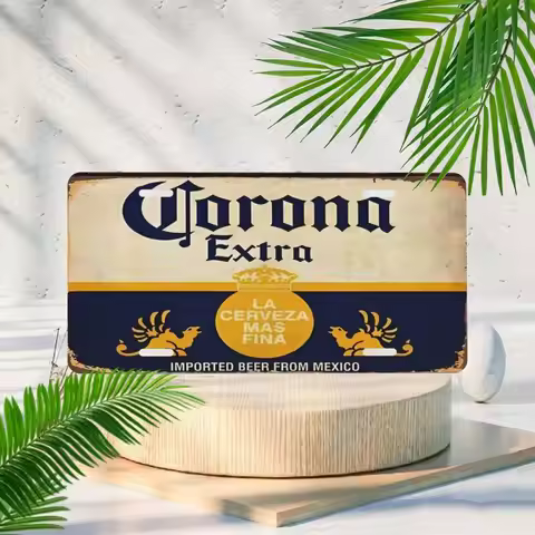 Vintage Corona Extra Beer themed decoration license plates, car license plates, home decor, bars, ca
