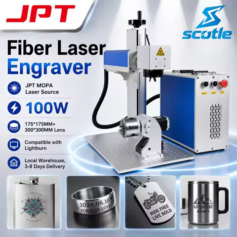 US Stock 100W JPT MOPA Engraver 100W 60W Fiber Laser Marking Machine JPT M7 MOPA M7 Laser For Metal 