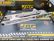 JRP THAILAND HONDA WAVE 125 / WAVE 100 LIGHTEN SWING ARM DIAMOND CUT FULLY ADJUSTABLE