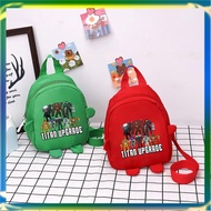 SM Mini Backpack with Tv Man Motif for Boys School Backpack-Titan Kameramen Fashion Kids 28 A4