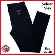 SELUAR SLEK LELAKI SLIM FIT  SLACK PANTS MEN URBAN DESIGN SELUAR KERJA LELAKI FORMAL WORK PANTS