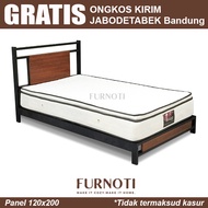 : Tempat Tidur Divan Minimalis - Platform Bed - Ranjang Kayu Premium ukuran 120x200