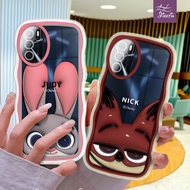 Rabbit Air Pillow Perforated ph case Odd Shape for for OPPO A1 Pro/K A3/S A5/S A7/N/X A8 A9 A11/X/S A12/E/S A15/S A16/S/K A17/K 4G/5G soft case Cute Girl Cute plastic Mobile Phone