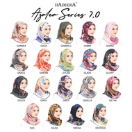 HADEERA Scarf Tudung Bawal Chiffon Printed Bidang 48 Tudung Fareha Minaz Hijab Dabella Tudung Fazura Fazura