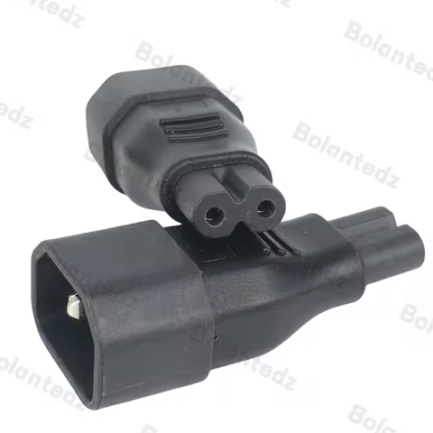 AC convert IEC C14 to C7 power adapter C14/C7 IEC C7 to C14 plug adapter IEC 3Pin Female to 2Pin Mal