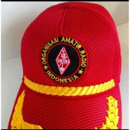 MERAH Red Orari hat red Orari net hat