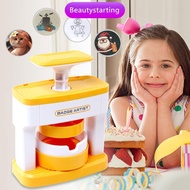 Beautylife| Badge Maker Machine for Kids DIY Pin Button Press Kit Installation-Free with 48pcs Badge