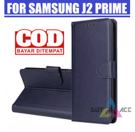 LEATHER CASE KULIT UNTUK SAMSUNG J2 PRIME/ FLIP WALLET KULIT UNTUK SAMSUNG J2 PRIME/ CASING DOMPET K