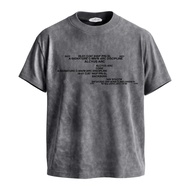 ALCYUS | WASH PRINTED T-SHIRT "2FTG TEE"