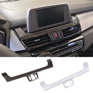 Car Navigation Display Panel Cover Trim Sticker for BMW 2 Series Gran Tourer F45 F46 218i 2014-2018