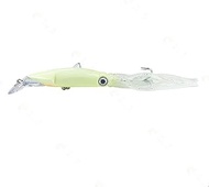East Rain Squid Swimbait Hard Lures Lingcod Rockfish Saltwater Fishing Octopus Jig Head(5.51in/14cm,