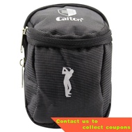 1 Pcs Small Golf Ball Waist Bag With Hook Nylon Can Hold 6 Golf Balls Portable Mini Golf Ball Bag Golf Accessories