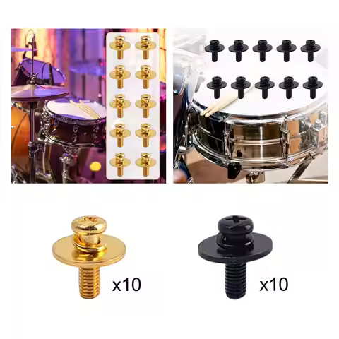Drum Lug Screws Mounting Screws Durable Drum Set Drum Lugs for Spare Parts