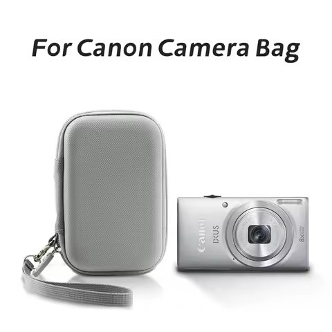 Waterproof Hard Case bag for Canon IXUS 50/80/200/210/130/220/A550/700/860/G12/95is Earphone Charger
