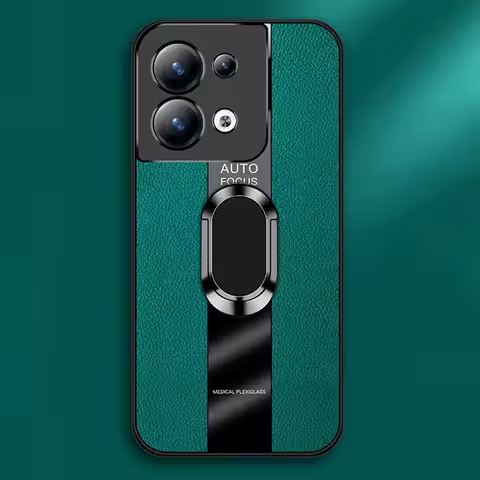 Luxury Leather Case For OPPO Reno 8 Pro Plus 8 Lite 7Z 8Z 5G Cover Ring Holder Silicone Phone Case F