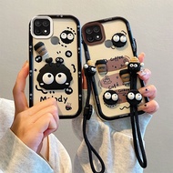 Casing Oppo A15 A15S  Casing  silicone fashion lanyard doll phone Casing bsjgs1