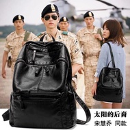 Genuine Genuine Leather Bag Soft Leather Bag Sheepskin Backpack Large Capacity Backpack Travel Backp