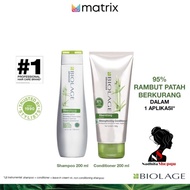 TERBARU Matrix Original Fiberstrong Paket sampo 200 ml dan conditioner