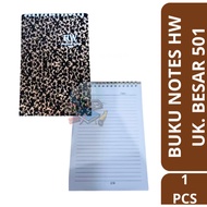 HW [1 PCS] Book Notes LargeHW Book/ Regular StripedNotes Spiral Notes Ring Size 501