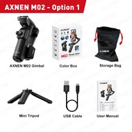 NEW AXNEN 3-Axis Stabilizer M02 Gimbal for iPhone Android Mobile Phone Handheld Vlog Video Face Foll