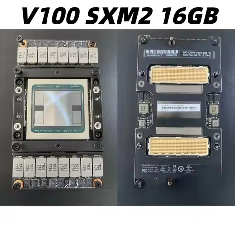 V100 SXM2 16GB GPU HBM2 Memory NVLink Passive Cooling 900-2G503-0000-000