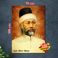 HIASAN DINDING SYEKH ABDUL MUHYI / POSTER CETAK SYEKH ABDUL MUHYI  / TANPA BINGKAI / BISA COD