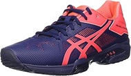 Asics Gel-Solution Speed 3 Womens Tennis Shoes E650N Sneakers Shoes (uk 3 us 5 eu 35.5, indigo blue 
