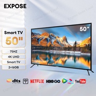 Smart TV 50 inch Android 12.0 4K TV Android TV EXPOSE LED Television 43 inch Smart TV 3 years warranty