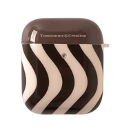 Ốp Lưng Bảo Vệ Sáng Tạo Cho Airpods pro Họa Tiết Sọc Cổ Điển Mới Mềm Mại Dành Cho Apple EarPods Phiê