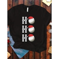 < Hahaha} Golf Christmas Hood Christmas T-Shirt Unisex T-Shirt