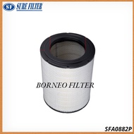 SFA0882P Sure Outer Air Air Filter P533882 AF25262 132-7168 A-5593 A5593 RS3700 C371930/28 DBA59219 