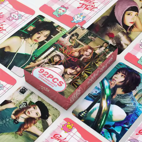 92pcs ITZY Girls Will Be Girls lomo Photocards Photo Lomo Cards Fans Collection Printed Cards