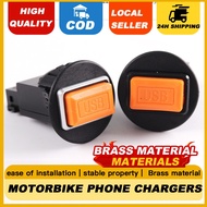 12V USB Motorcycle Mobile Phone Power Charger Port Socket