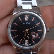 jam tangan Alba cewek japan quartz second bekas original