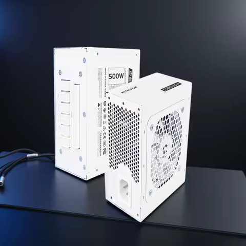 METALFISH Full-Modular SFX-500W 600W PSU 80Plus Bronze White Power Supply For Mini ITX Chassis Small