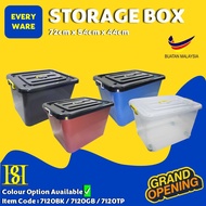 【B&B】7120BK / 7120GB / 7120TP 120Ltr Large Storage Box With Wheel