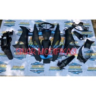 Honda Cover Body Fulset Supra X 125 Lama Hitam Doff Body Supra X 125