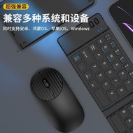 迷你两折叠超便携蓝牙2.4G键盘鼠标套装支持手机平板电脑外接轻薄Mini two fold ultra portable Bluetooth 2.4G key20240417